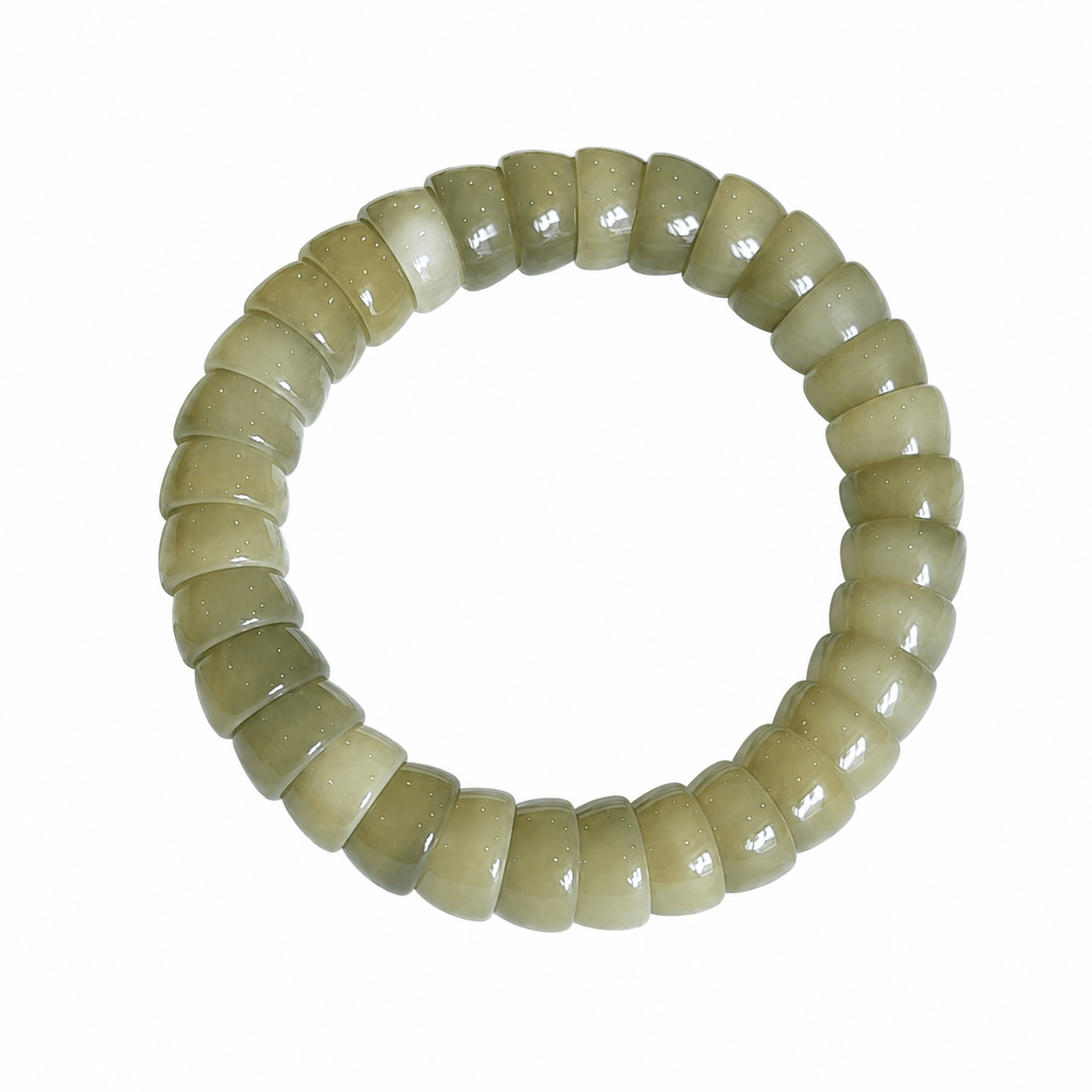Celadon Green Bodhi Meditation Bead Bracelet