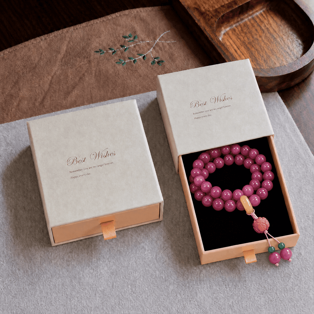 Purple Bodhi Root Wrap Bracelet