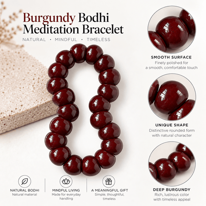 Natural Bodhi Garlic-Clove Fidget Bracelet
