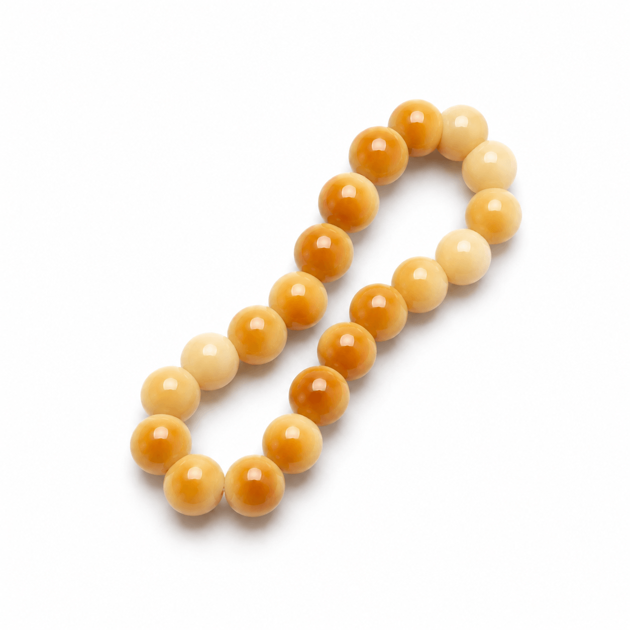 Caramel Meditation Bead Bracelet