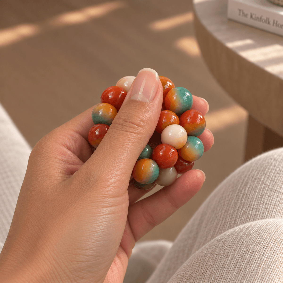 Natural Bodhi Ombre Fidget Bracelet