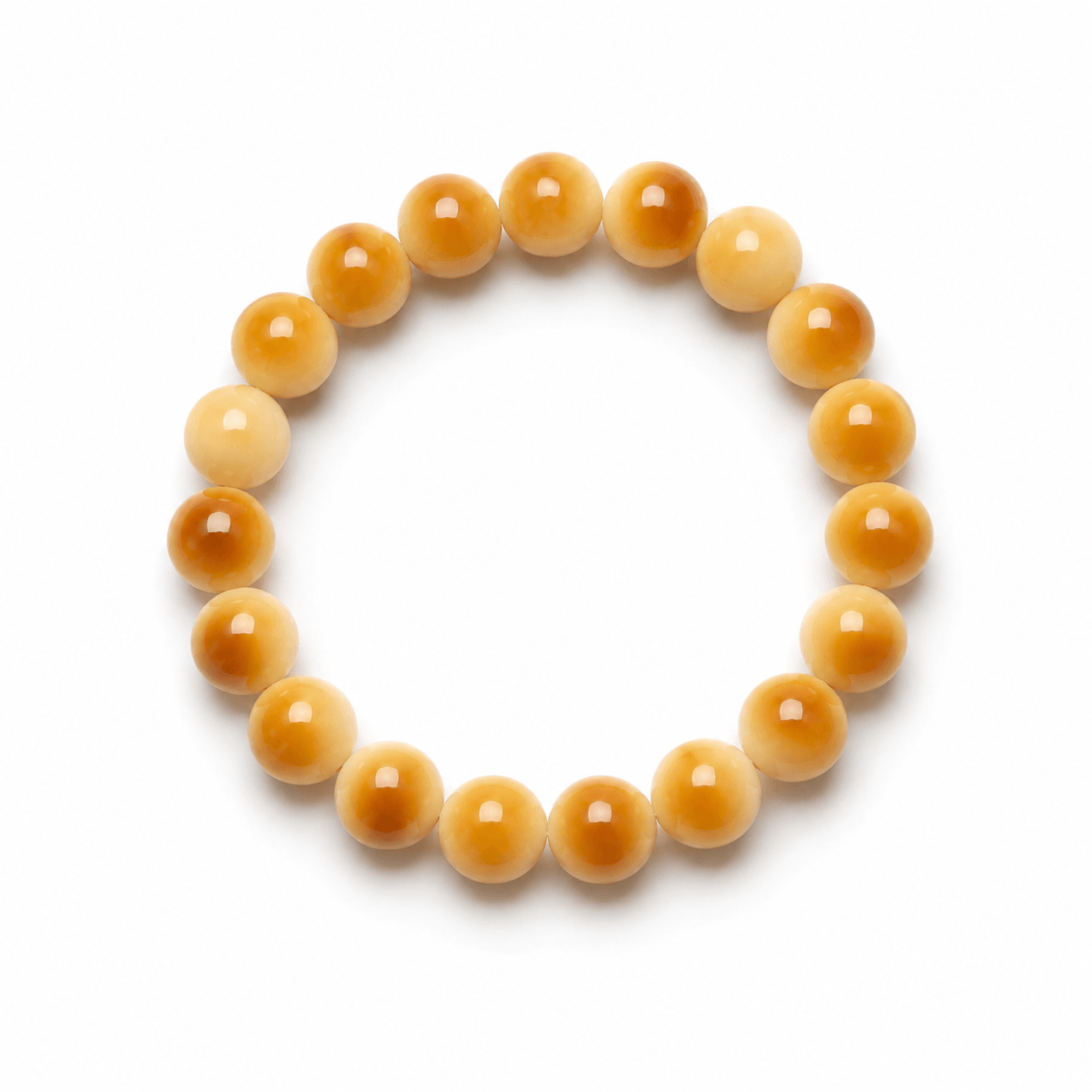 Caramel Meditation Bead Bracelet